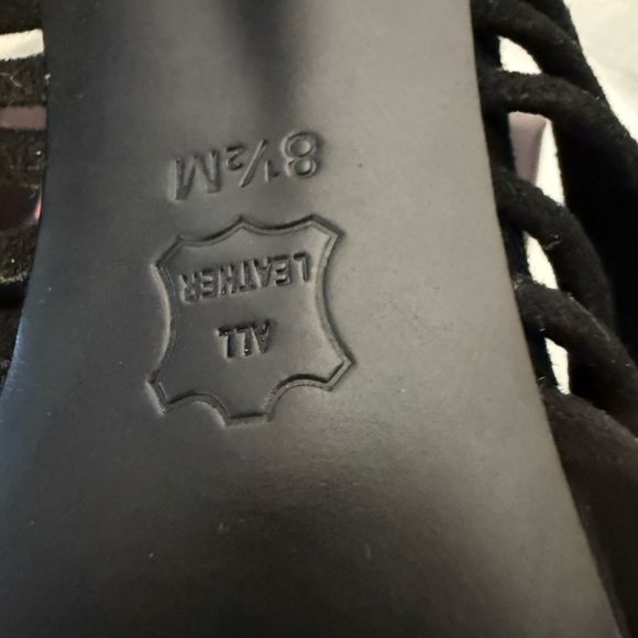 Tory Burch Black Heels Strappy Design ALL LEATHER Good Condition Offers Welcome - Picture 15 of 16